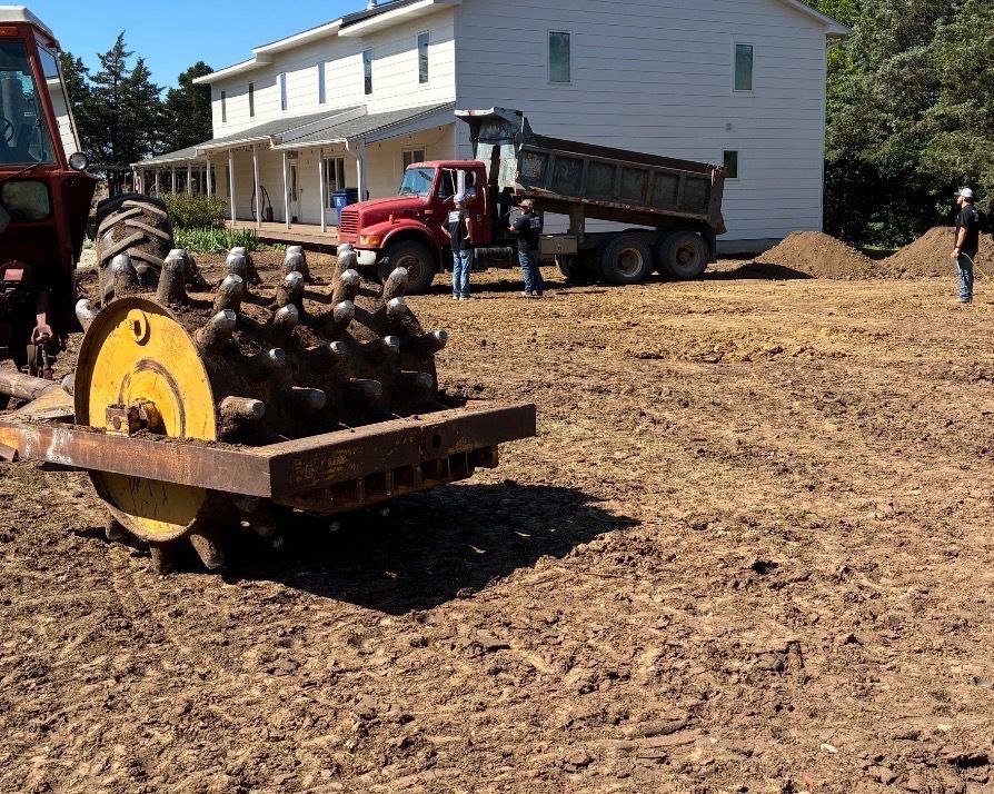 Building pad and site prep in Central Kansas — Mike's Services LLC