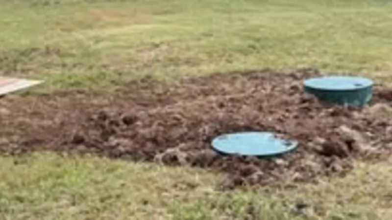 Septic inspection on a rural property in Saline County