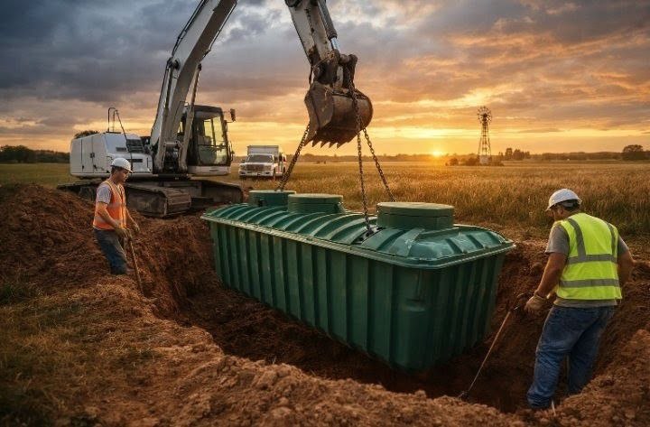 Septic installation in Salina Kansas — Mike's Services LLC