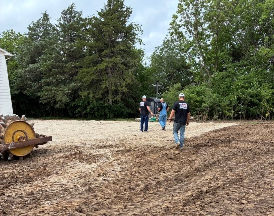 Building pad and site prep in Central Kansas — Mike's Services LLC