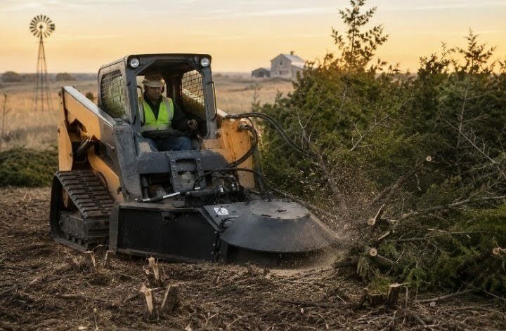 Land clearing in Central Kansas — Mike's Services LLC